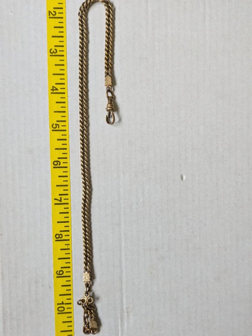 Antique J F.S Gold Filled Watch Chain Fob